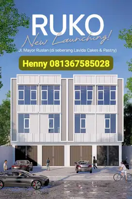 Dijual Ruko dekat IBA jalan Mayor Ruslan