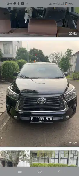 Toyota Innova tipe G Matic 2022 tangan 1 Diesel masih bagus