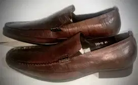 Snowfly London D1312 - Sepatu Pria Pantofel Kulit Import Original