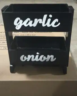 Pajangan hiasan dapur tempat bumbu dapur