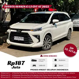 DP 10jt - New Avanza G 1.5 CVT AT