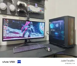 CPU PC GAMING RYZEN 7 3700X VGA RX 7800 XT 16GB RAM 32GB DDR4 WIFI