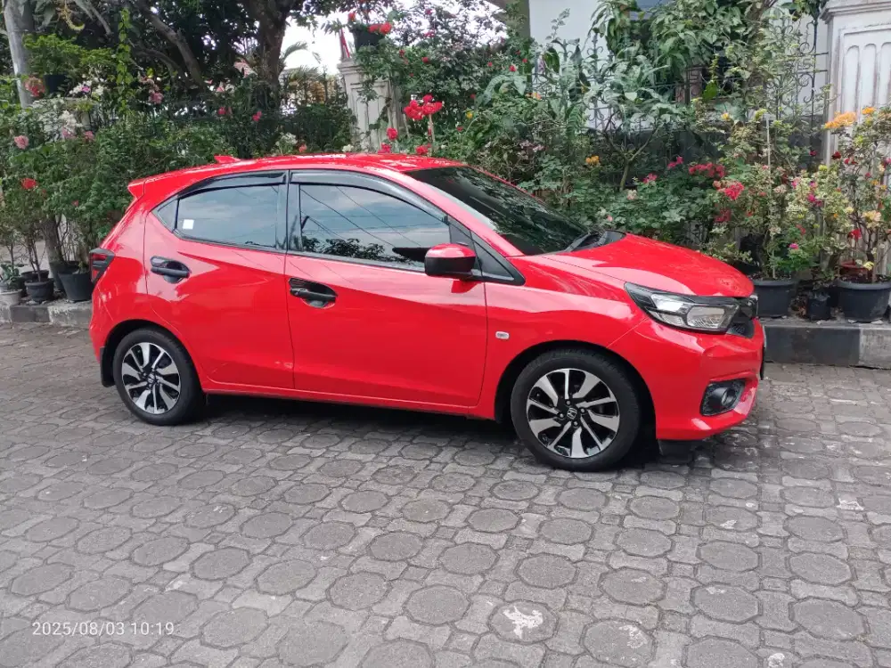 Honda Brio E Matic 2019, Km 60rb, Servis Record, Orisinil Pemilik