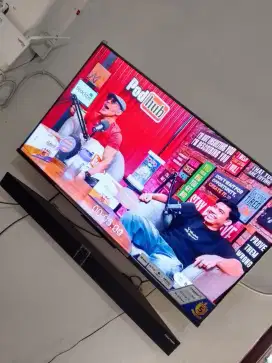 TV LED 43 INCH POLYTRON SMART 4K SOUNDBAR