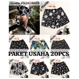 Paket Usaha Celana Kolor/Boxer Isi 20 Pcs Size XL Murah (Tanpa Saku)