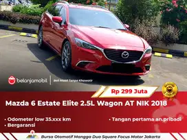 [LOW KM] Mazda 6 Estate Elite 2.5L Wagon AT Merah 2018/2019