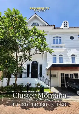 Dijual Rumah Furnished Cluster Montana Village Gading Serpong