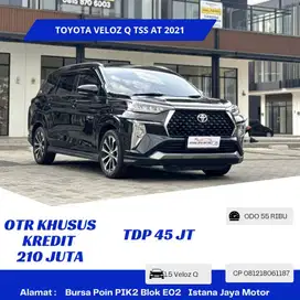 LOW KM Toyota Veloz Q TSS 1.5 AT NIK 2021 Hitam