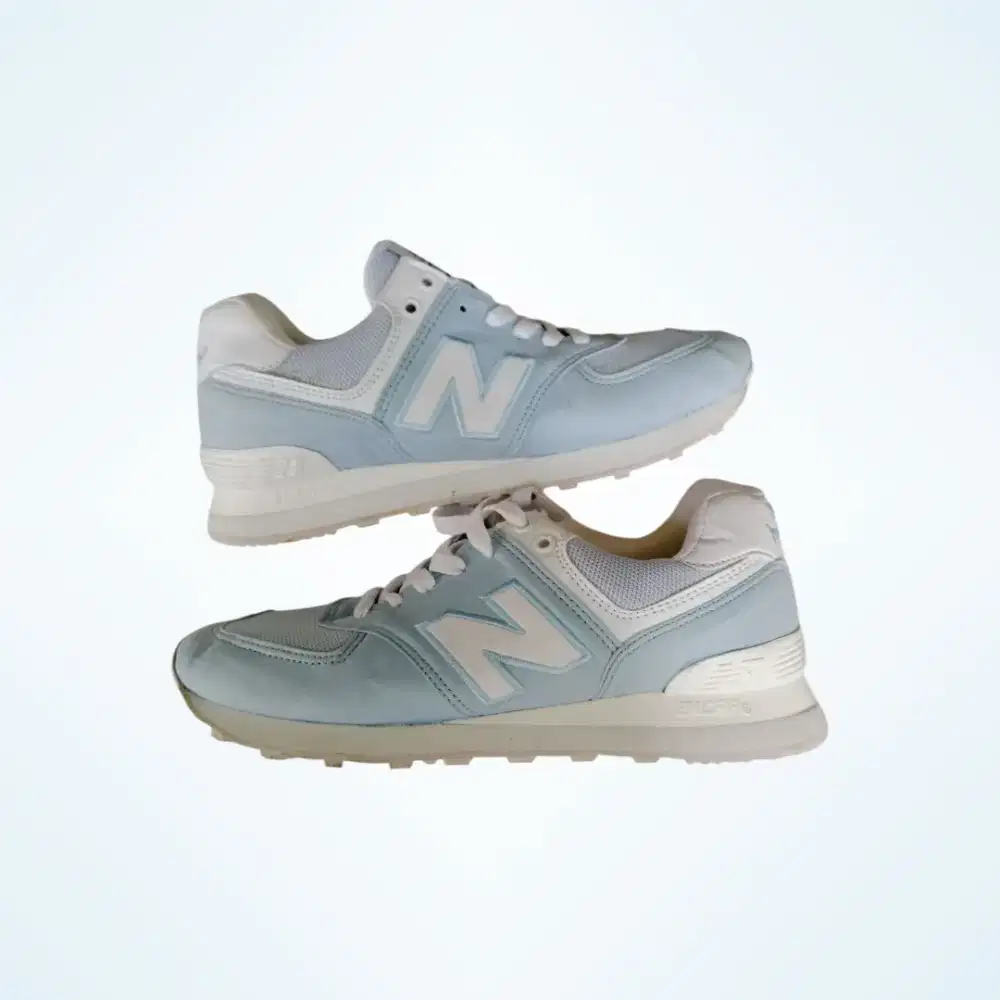 SEPATU SPORT SNEAKERS NEW BALANCE 574 BABY BLUE