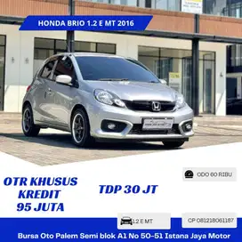 LOW KM Honda Brio 1.2 E MT 2016 Silver