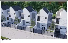 Rumah 2 lantai type 60/106 pinggir Jalan utama kota serang Banten