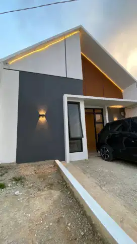 Rumah skandinavia di Depok akses mobil