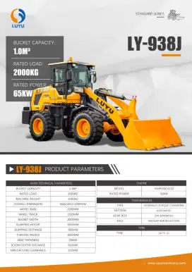 Wheel Loader LUYU Cap, 1 Kubik