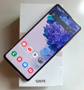 Samsung S20 FE ram 8/128gb Snapdragon terawat mulus lengkap
