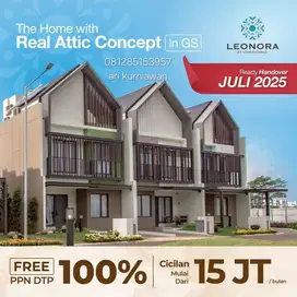 Last change! free ppn & siap huni hanya 2MAN 3LT CLUSTER LEONORA SUMMA