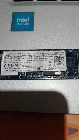 SSD 512 gen 3 NVMe