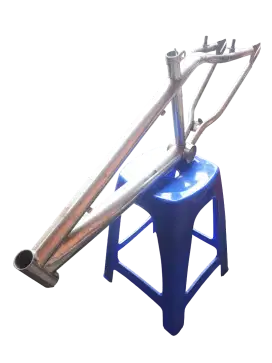Frame Bmx Chrome besi Roda 20 Inchi