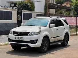 KM 55RB! TOYOTA FORTUNER 2.7 G LUX TRD AT 2015 PUTIH ISTIMEWA