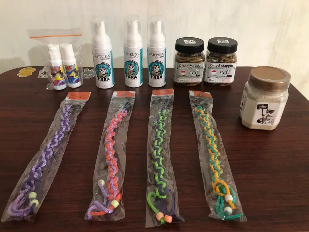 Kebutuhan SG Dried Maggot , Mainan , Shampo , Nutrisi SG