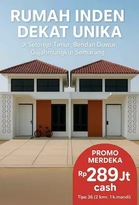 Rumah jatingaleh jangli sampangan depan Kampus Unika