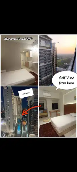 Apartemen Cornell studio dekat UC ,supermarket Hokky,Fitness
