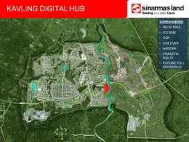 Tanah Komersial di Bsd City, Lokasi Sangat Bagus