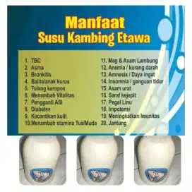 Susu Kambing etawa murni 100 %