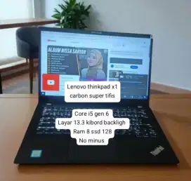 Laptop slim lenovo thinkpad carbon x1