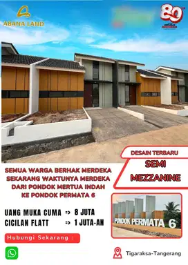 Rumah modern berkonsep mezanin