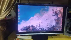 Monitor Komputer( DELL-24inch) Pot-HDMI-VGA-DVI/Lengkap Siap COD 24jam