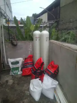 Isi media filter air (bonus cuci toren)