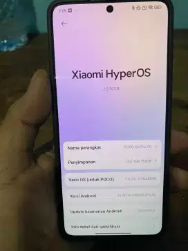 Poco x6 pro 
Internal 12/512 garansi on