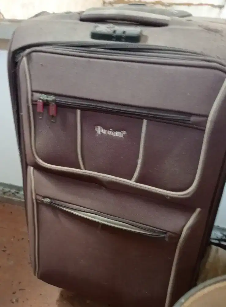 koper atau travel bag pavioti coklat besar