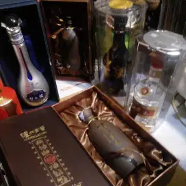 Botol pajangan bekas chinese wine k9mplot duz