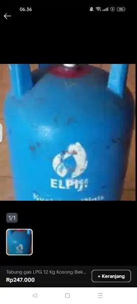 Tabung gas 12 kg kosong