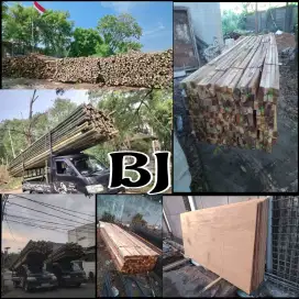 bambu steger kayu kaso triplek dolken
