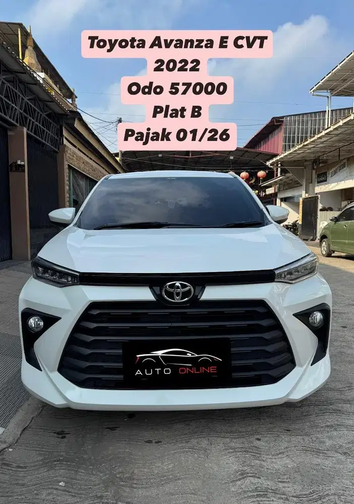 Toyota Avanza E 2022 A/T