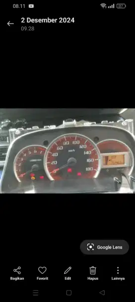 Spedo meter avanza normal fungsi semua