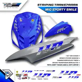 STRIPPING TRANSPARAN MIO SPORTY|MIO SMILE BERBAGAI MOTIF STYLE