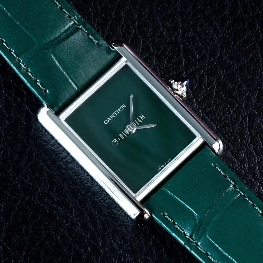 CARTIER TANK MUST WATCH LARGE GREEN WSTA0056 BNIB 2024