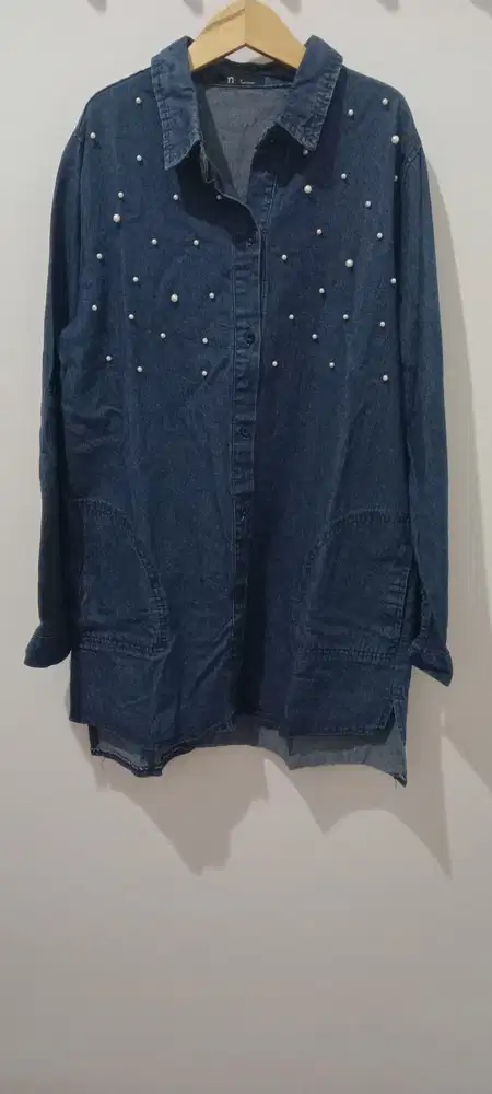 Kemeja Denim tunik