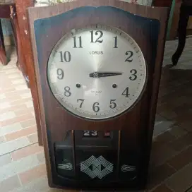 jam dinding lorus jadul antik ori