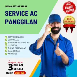 SERVICE AC, PERBAIKAN AC NETES TDK DINGIN,ISI FREON BONGKAR PASANG