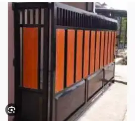Pagar grc plat besi