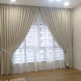 Ahli Buat  Tirai Gorden Jendela Gordyn Mewah Hordeng Terbaru Murah