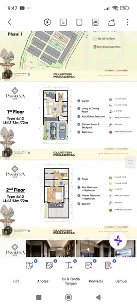 Rumah Cantik Cluster Pasadena DP bisa dicicil 10x Tangerang