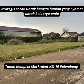 Tanah strategis km 10 maskrebet palembang
