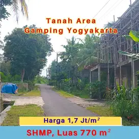 Tanah Gamping Timur Jl Wates Ambarketawang Yogyakarta SHM Pekarangan