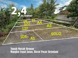 Tanah View Sawah, Asri, Area Palagan Sleman