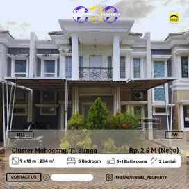 Dijual Rumah 2LT Mahogany Tanjung Bunga Siap Huni Cantik Nego FW